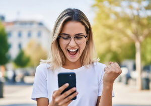 Woman getting approved