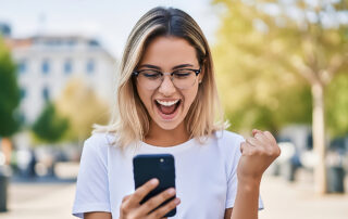 Woman getting approved